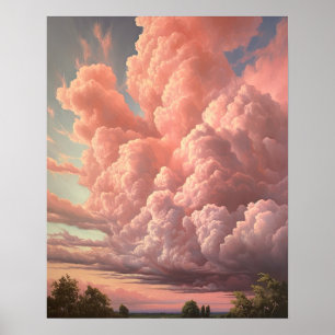 Moody Clouds Art Print Poster