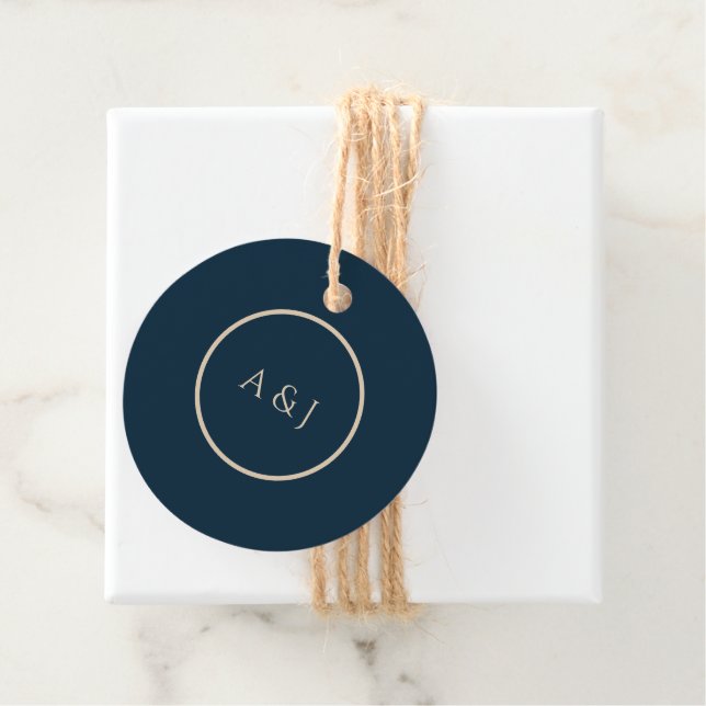 Moody Colourful Floral Favour Tags (In Situ)