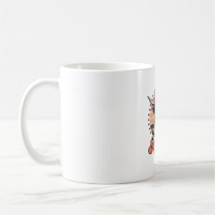 Moody Cow Retro Sunset Vintage Engraving Design_1 Coffee Mug