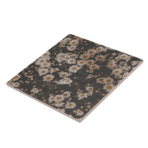 Moody Daisy Drift Ceramic Tile