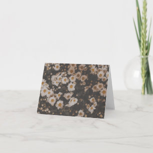 Moody Daisy Drift Greeting Card