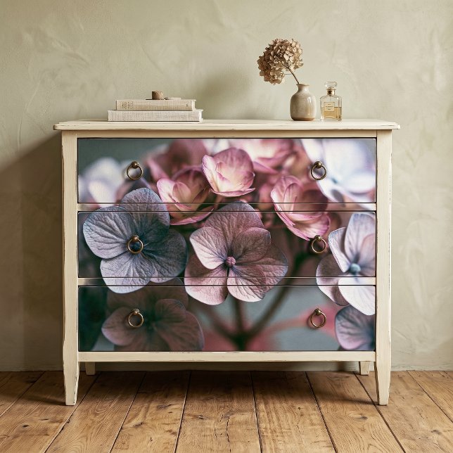 Moody Dusty Rose Mauve Hydrangea Decoupage Tissue Paper (Creator Uploaded)