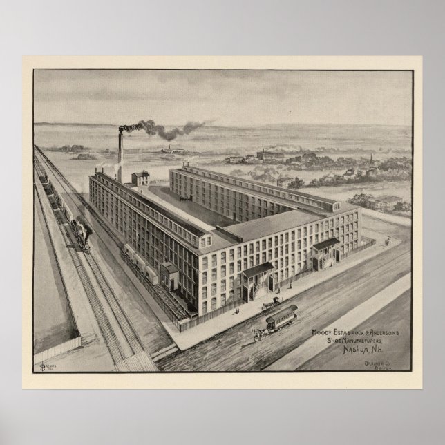 Moody Estabrook & Andersons Shoe Manufacturers Poster (Front)