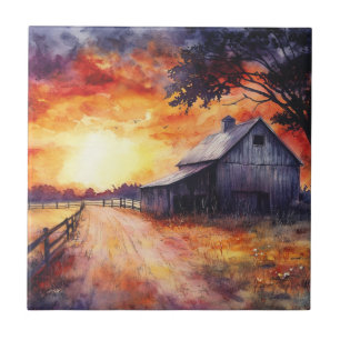 Moody Farm Sunset Tile