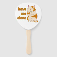 Moody fat cat leave me alone 
