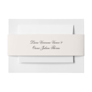 Moody Floral Dutch Masters Art Belly Band Invitation Belly Band