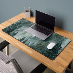 Moody Forest  Desk Mat