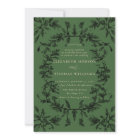 Moody Forest Moss Botanical Modern Classic Wedding