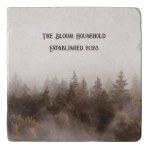 Moody Forest Mountain Personalized family