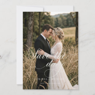 Moody Forest Save the Date Photo Card