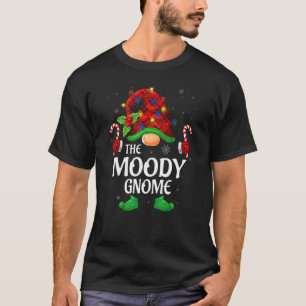 Moody Gnome Buffalo Red Plaid Matching Family Chri T-Shirt