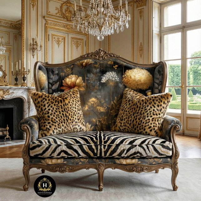 Moody Gold Botanical Seamless Decoupage Tissue Paper (Creator Uploaded)