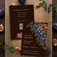 Moody Harvest Plum Fig Rehearsal Dinner