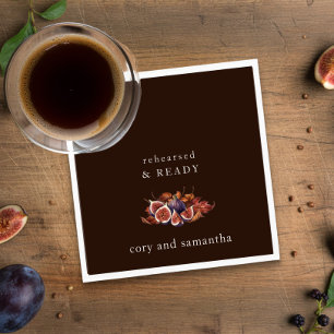 Moody Harvest Plum Fig Rehearsed and Ready Napkin