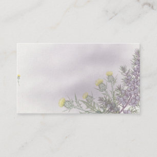 Moody Highland Estate Juniper and Thistle Place Card