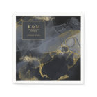 Moody Ink Charcoal Gold Abstract Blk ID988