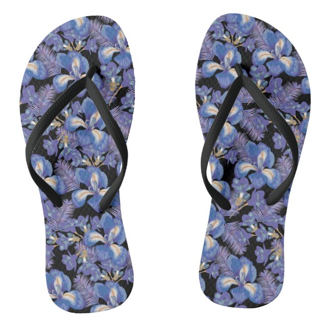 moody iris flip flops (Footbed)