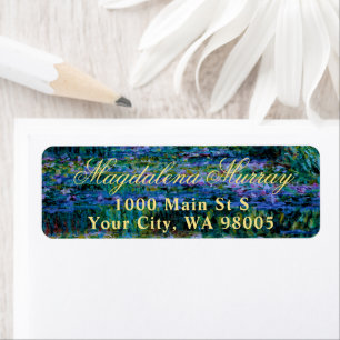 Moody Jewel Tones Monet Lily Pond Fine Art Wedding