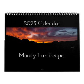 Moody Landscapes Large Calendar