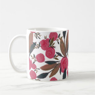 Moody Magenta La Rosa Floral Mug