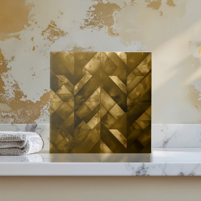 Moody Modern Mosaic Dark Gold ID1185 Tile (Creator Uploaded)