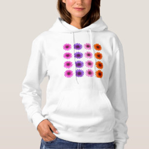 Moody Modern Winter Botanical Christmas Purple Hoodie