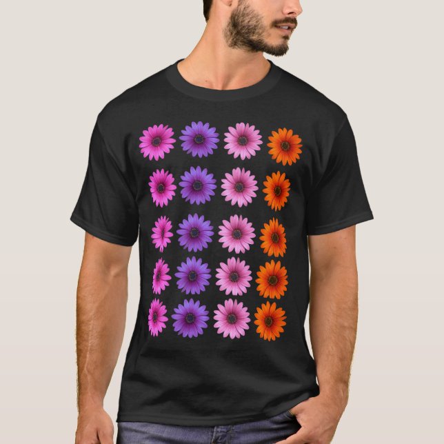 Moody Modern Winter Botanical Christmas  T-Shirt (Front)
