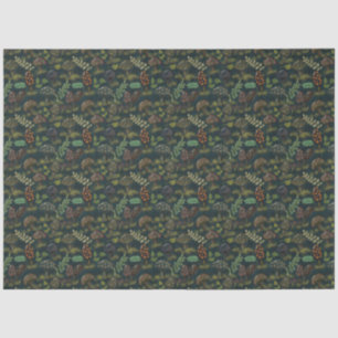 Moody Mushroom Forest Country Style Cute Tissue Paper