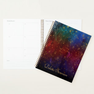 Moody Ombre   Psychedelic Grunge Stardust Custom Planner