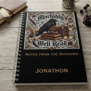 Moody Onyx Baroque Raven Notebook