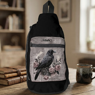 Moody Onyx Dark Academia Raven Sling Bag
