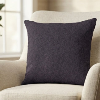 Moody Onyx Gothic Baroque Raven Cushion