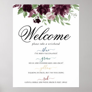 Moody Passions   Dramatic Purple Social Distancing Poster