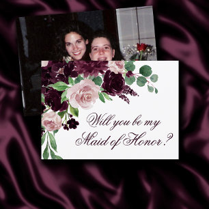 Moody Passions   Dramatic Wine Photo Proposal Invitation