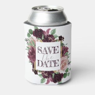 Moody Passions Dramatic Wine Save the Date Can Cooler