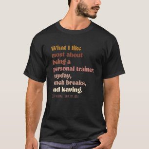 Moody Personal Trainer Boho Vintage T-Shirt
