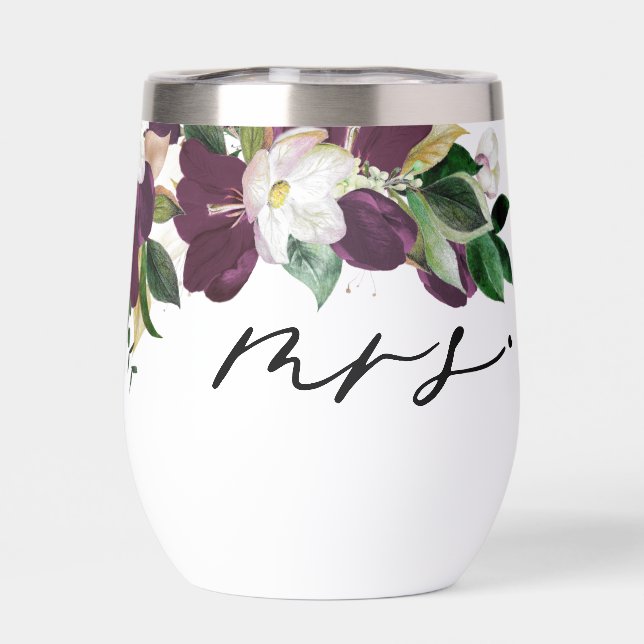 Moody Purple Blooms Gothic Mrs. (Back)