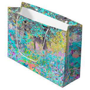 Moody Purple Morning Sunrise in My Rubio Garden Large Gift Bag