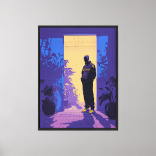 Moody Silhouette Wall Art – Modern Aesthetic