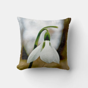 Moody Snowdrop Cushion