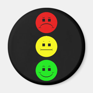 Moody Stoplight Magnet