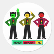 Moody Stoplight Trio Characters