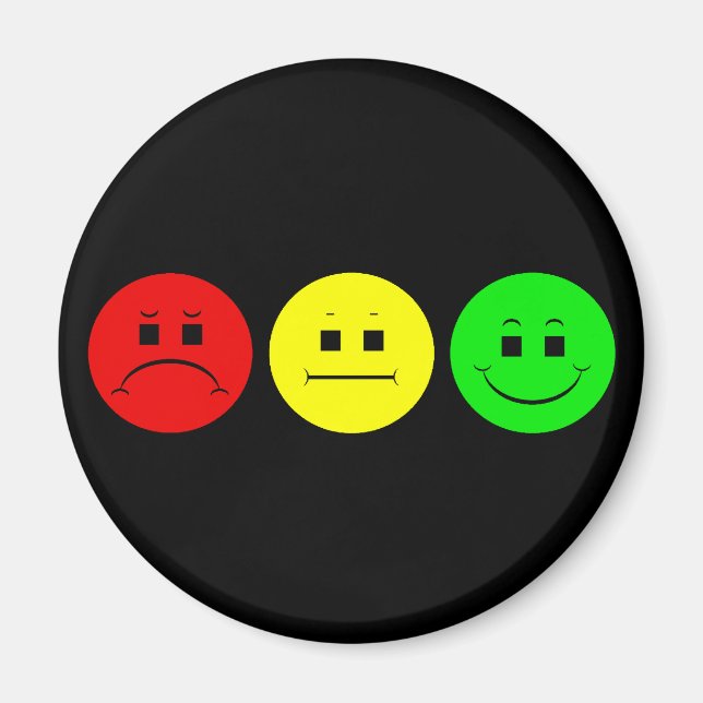 Moody Stoplight Trio Magnet (Front)