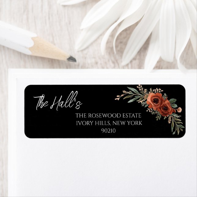 Moody Terracotta Floral Boho Wedding  (Insitu)