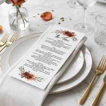 Moody Terracotta Floral Boho Wedding