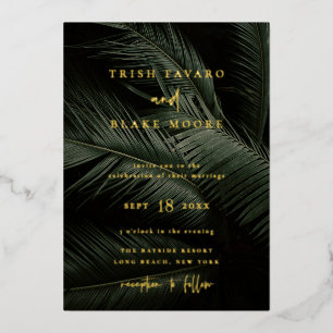 Moody Tropics Wedding