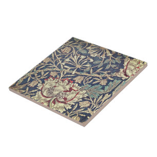 Moody Vintage Floral Tile