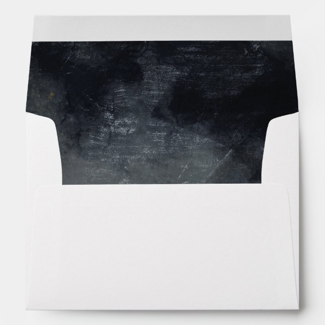 Moody Wedding Lined envelope (Back (Bottom))