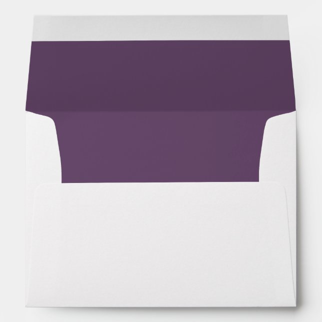 Moody Wedding Lined envelope (Back (Bottom))