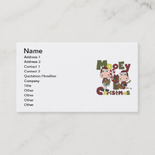 Mooey Christmas Business Card